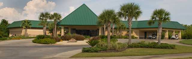 A view of the clubhouse from The Bridges Golf Club at Hollywood Casino.