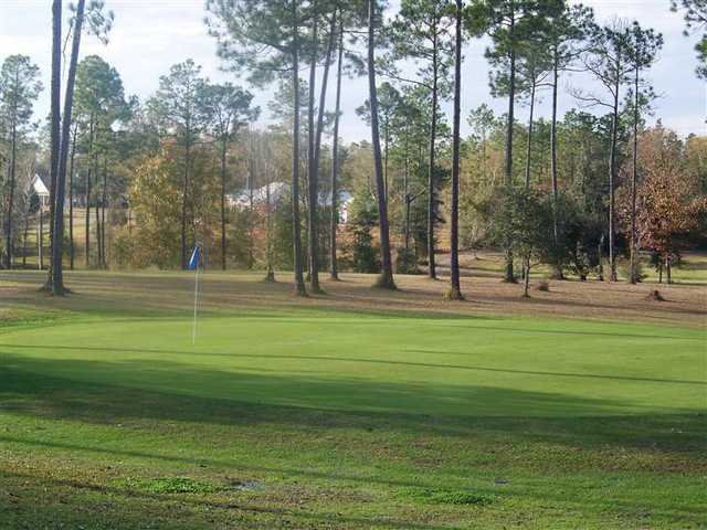 A view of a green at Dogwood Hills Golf Club