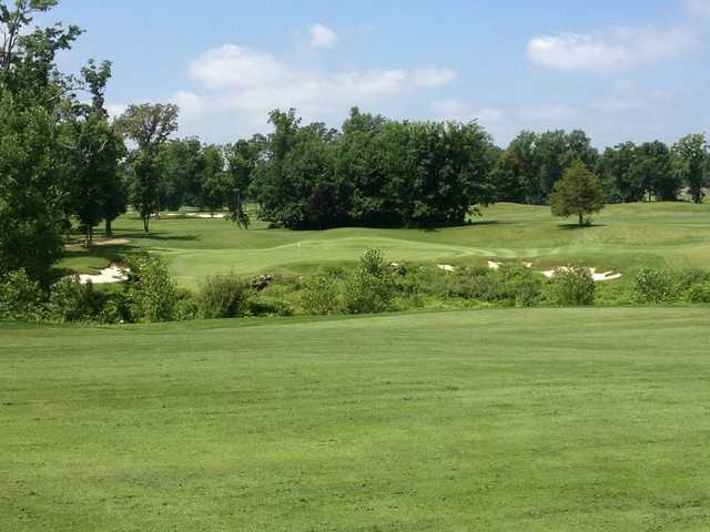 A view of the 16th hole at Coyote Preserve Golf Club
