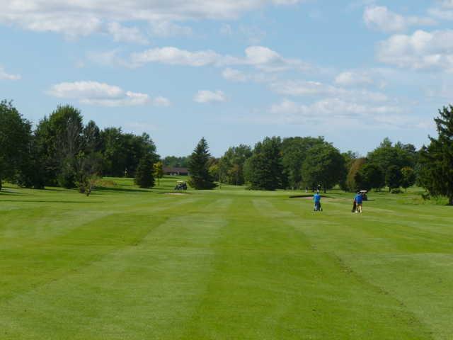 View of the 8th hole from the Onyx Course at Jewel of Grand Blanc