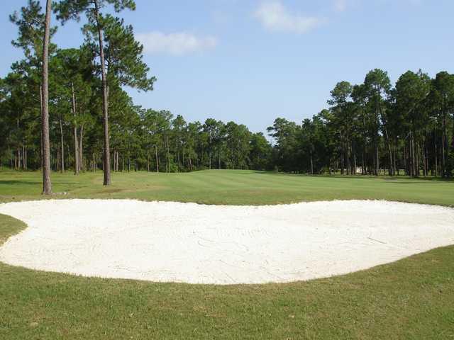 A view over a sand area at Hickory Hill Country Club