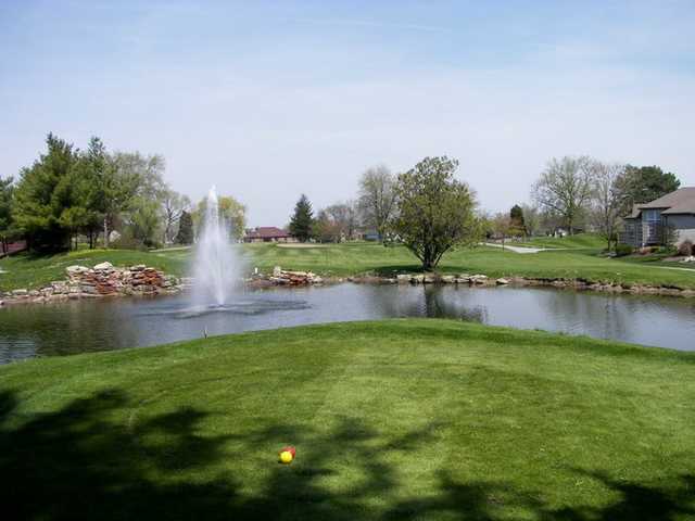 9th tee box from the Center course at Cardinal Creek Golf Course