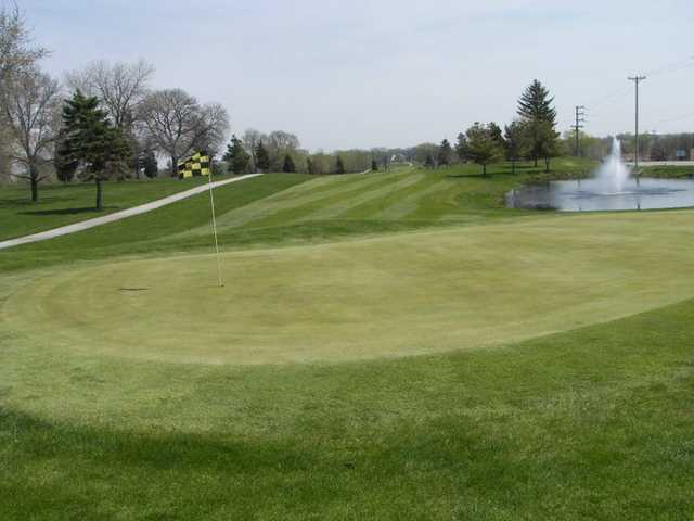 View of the 9th green from the South course at Cardinal Creek Golf Course