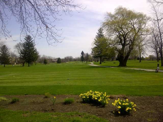 View from a tee box at Cardinal Creek Golf Course