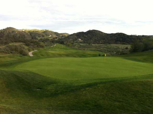 A view of a hole at CrossCreek Golf Club