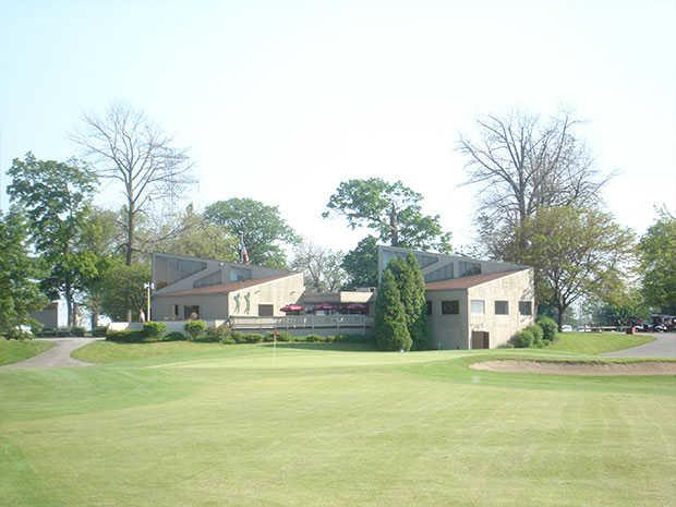 A view of a green at Detwiler Park Golf Course