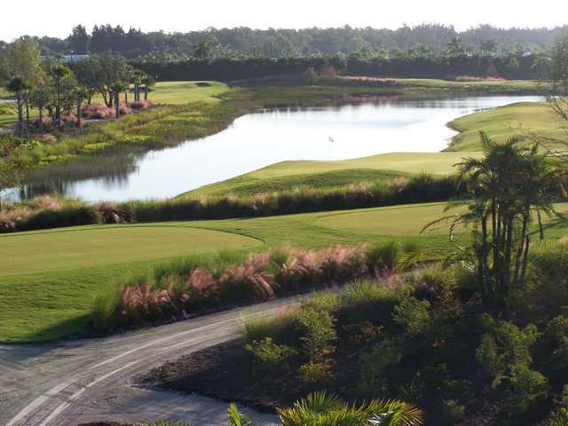 A view of tee #5 at TPC Treviso Bay