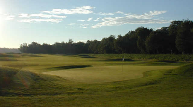 A view of the 11th green at River Bend Links.
