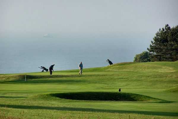 Clifftop views at Walmer & Kingsdown Golf Club