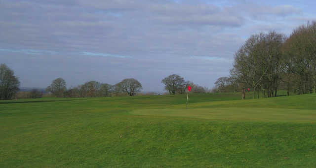 Scenic view of the 18th green at Beacon Park Golf Club