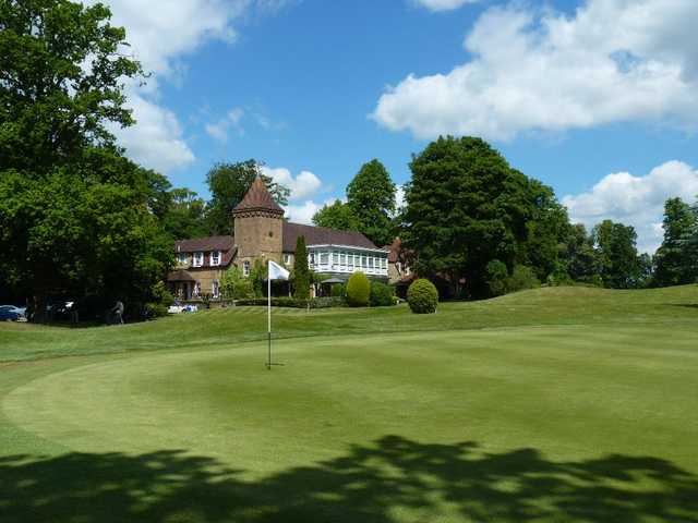 The clubhouse at the Badgemore Park Golf Club