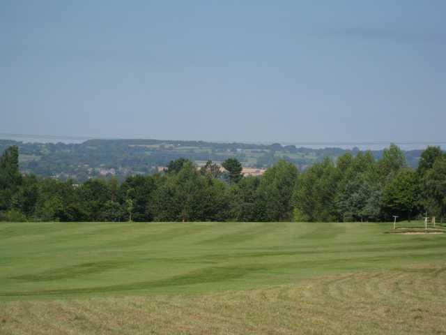 A picturesque view of the 1st fairway at Mile End Golf Club