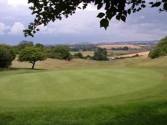Immaculate putting green overlooking beautiful countryside at Came Down