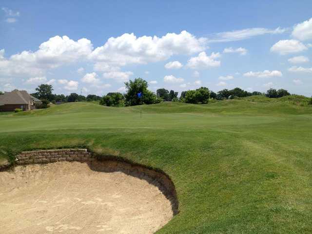 A view of green #1 at North Creek Golf Club