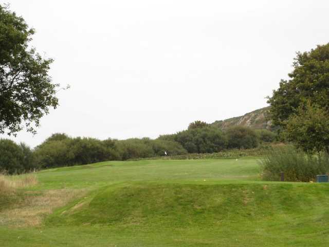The challenging 17th hole at Llandudno Maesdu Golf Club