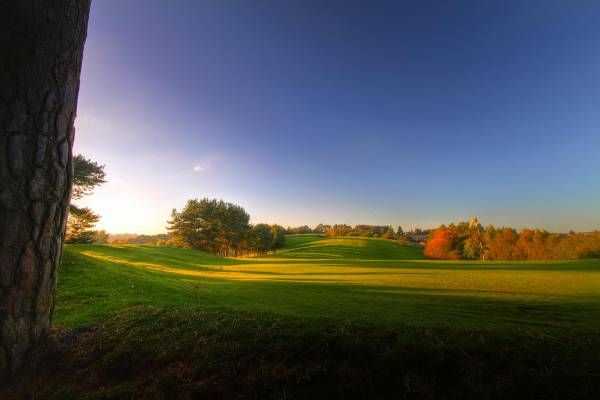 Stunning views from behind the 5th green at Westwood Golf Club