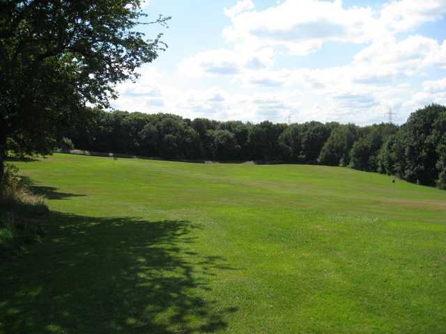 The scenic practice area at Rotherham Golf Club