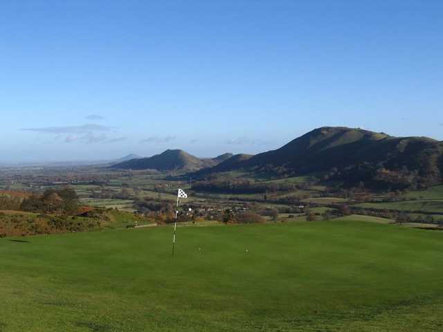 The elevated greens at Church Stretton provide some spectacular views of the surrounding area