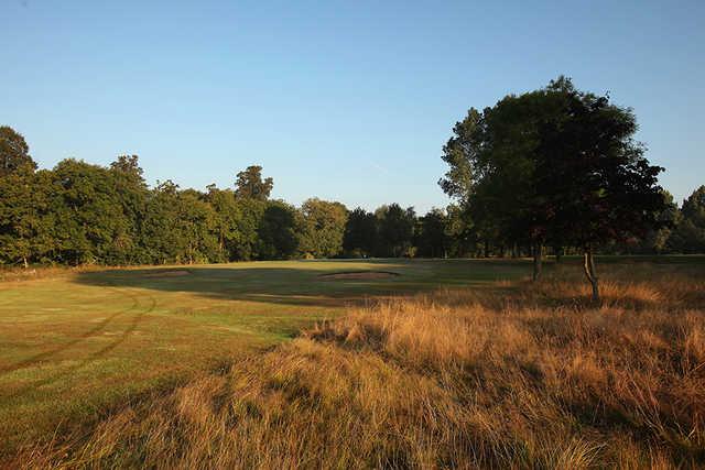 A well-bunkered fairway at Uxbridge Golf Club