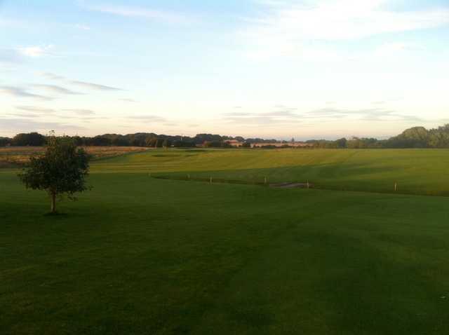 Fairway leading to the 2nd green at Staining Lodge Golf Club