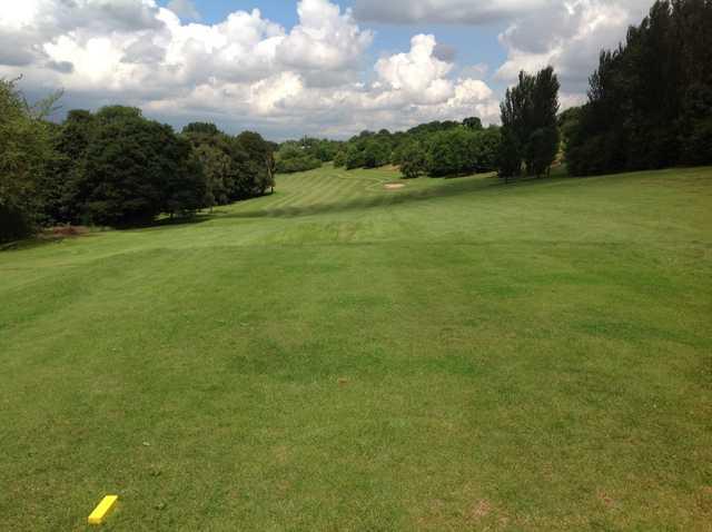 The view of the fairway from the 13th tee at Grange Park Golf Club
