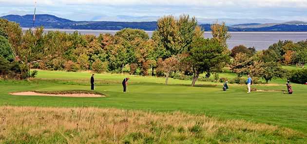 View over the 13th at Morecambe