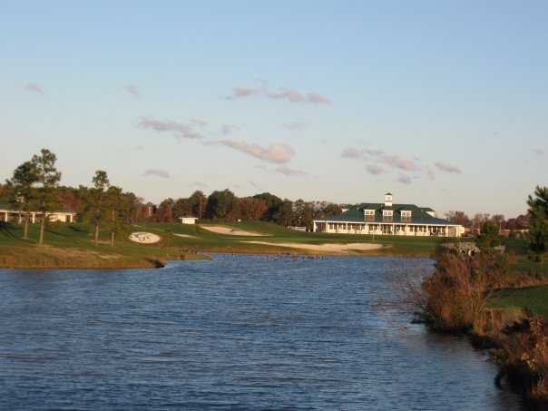 View of the clubhouse at Cahoon Plantation Golf Club