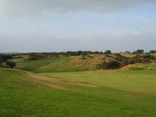 The approach to the 14th at Bull Bay Golf Club 