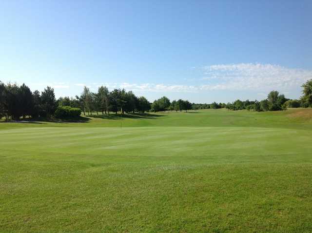 View of the 18th green at Sutton Green Golf Club