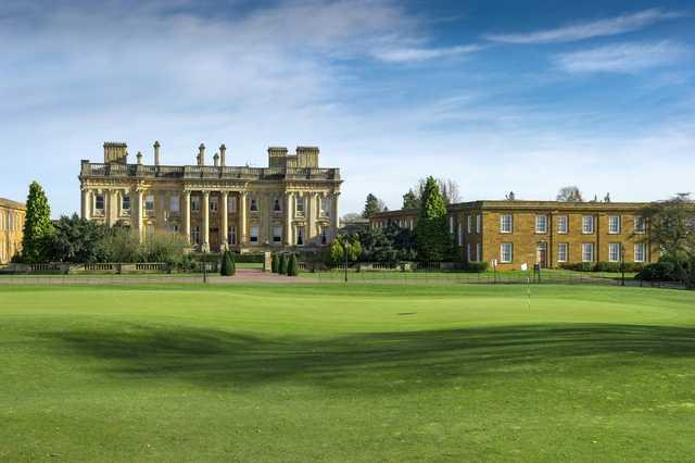 A great view of the mansion house at Heythrop Park