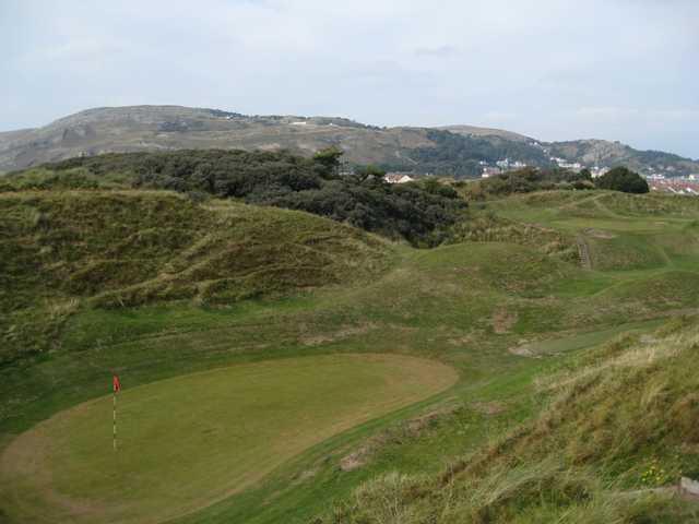 Scenic Views of the 16th and 17th greens at North Wales Golf Club