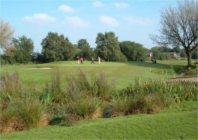 View of a green at Blackley Golf Club