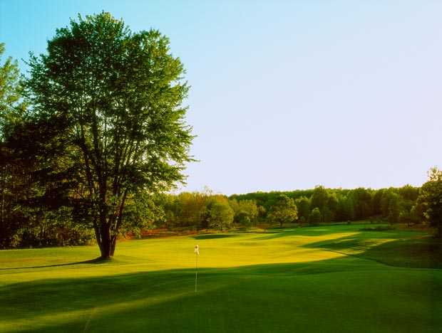 A view of a hole from The Valley at Wilderness Valley Golf Resort