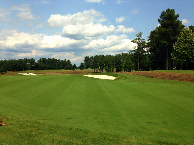 A view of the 17th green at Championship from Independence Golf Club