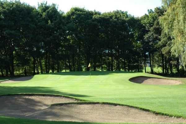 A look at the well protected 14th from Howley Hall Golf Club