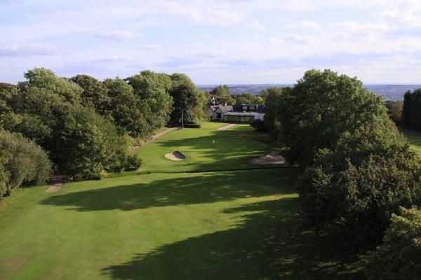 View from Horsforth's 18th hole