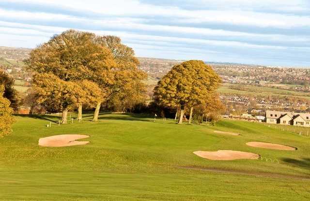 Strategically placed bunkers at Dewsbury District Golf Club