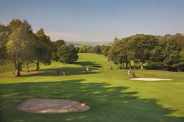 A view over the course from the Chapel-en-le-Frith clubhouse