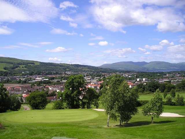 View from Vale of Leven GC