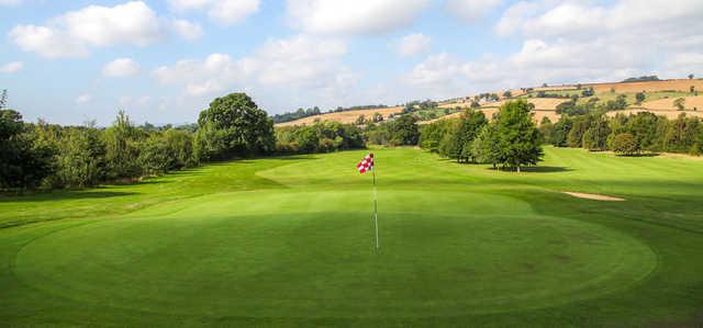 A look back from the 16th green at Feldon Valley Golf Course