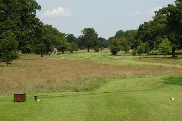 View of the fairway from the tee at Luton Hoo Golf Club