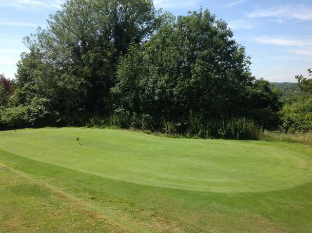 A view of the putting green at Chipstead Golf Club