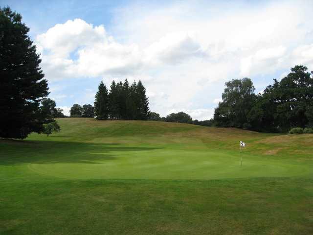 A view of the 18th green at Bridgnorth Golf Club