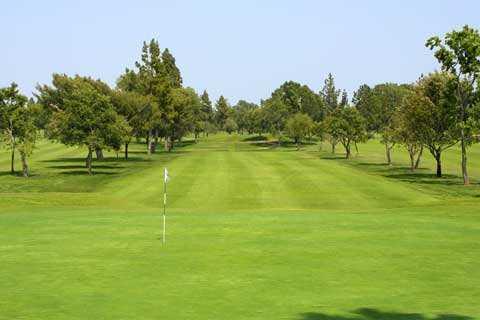 A view of green #4 at Dad Miller Golf Course