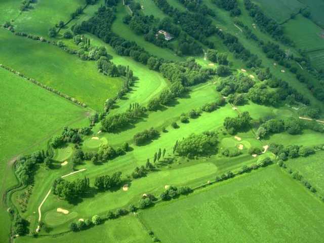An aerial view over Kibworth Golf Club 