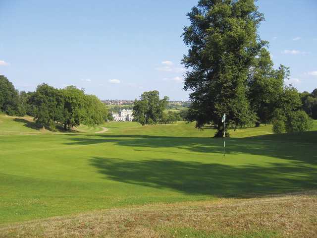 The greens at Addington Palace Golf Club