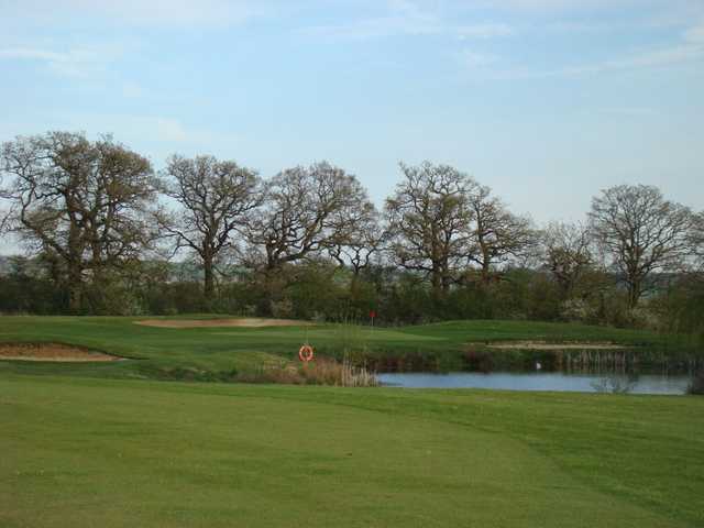 Water on the 9 hole from the Garden course at The Wiltshire