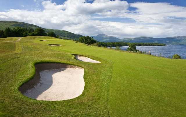 Views of Loch Lomond from the 10th green on the Carrick Course