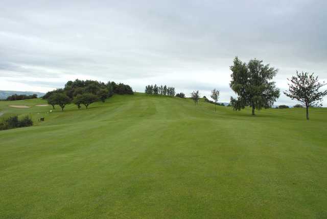 The 17th approach at Llanymynech Golf Club