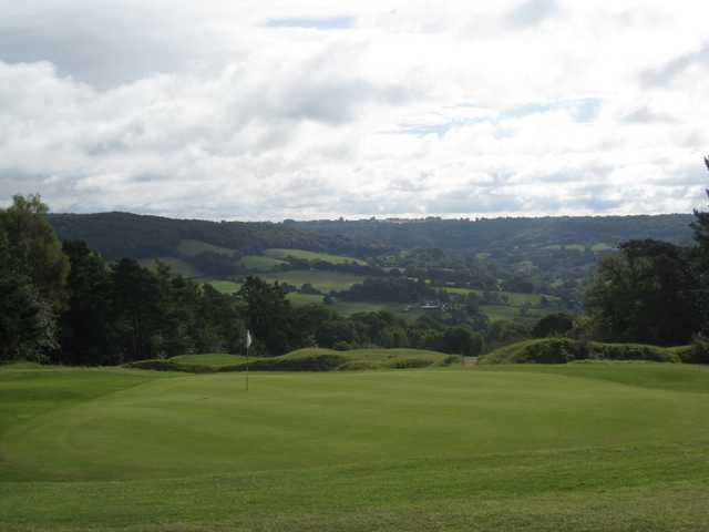 The fantastic views as seen from the Painswick golf course